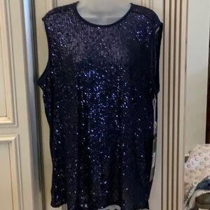 Double d Ranchwear sequined top